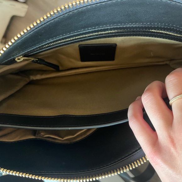 Brand New AllSaints Sheringham Suede Shoulder Bag in “petrol blue” - Picture 4 of 5